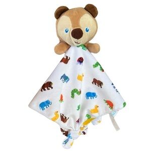 Eric Carle Bear Lovie Plush Snuggler Soother Security Blanket Hungry Caterpillar